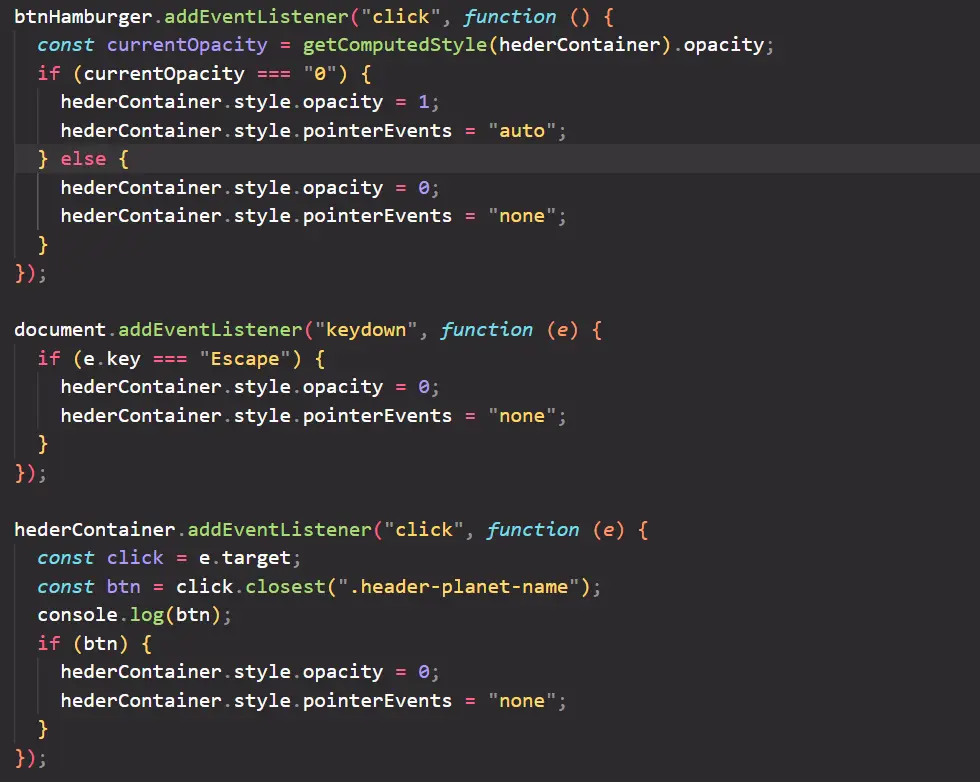 Webdesign Code in Visual Studio Code